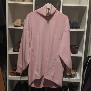 Lululemon Modal-Blend Turtleneck Tunic in pink peony
